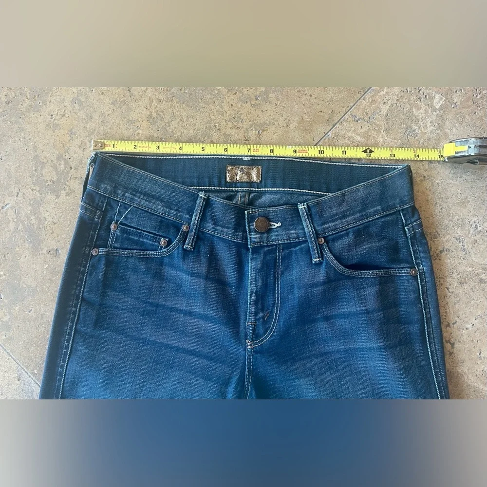 MOTHER Denim Women’s  “The Vamped” Style with Wash: “Gift Wrap” Jeans - Picture 11 of 15